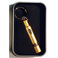 Push Button Gold Bullet Cigar Cutter